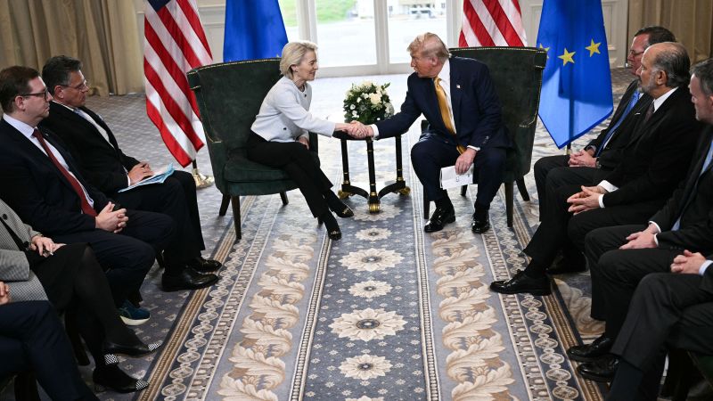 In a deal with Trump, Europe gets an elusive agreement. But everyone’s a little annoyed