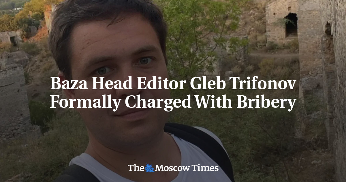 Baza Head Editor Gleb Trifonov Formally Charged With Bribery
