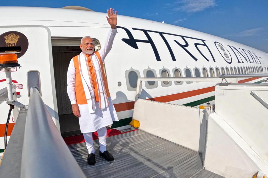Modi arrives in Brazil for four-day visit, PM set to participate in 17th BRICS Summit