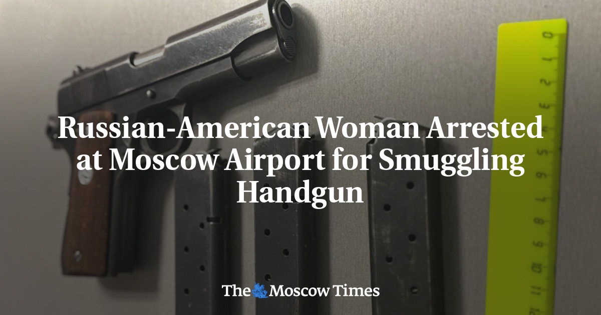 Russian-American Woman Arrested at Moscow Airport for Smuggling Handgun