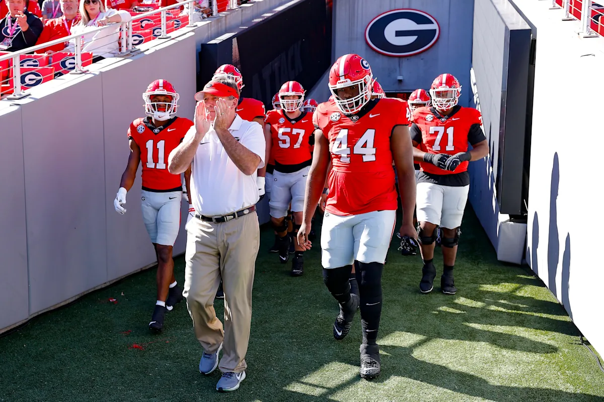 Georgia football schedule with the season just one month away!