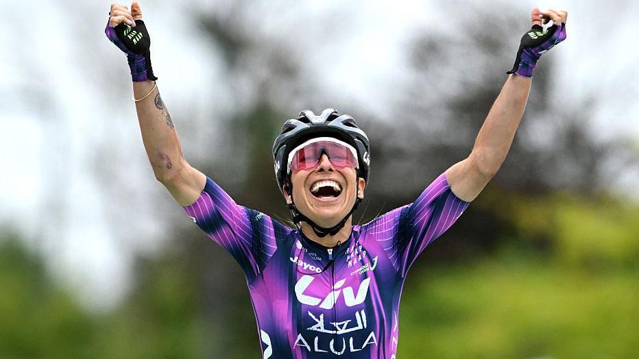 Garcia makes Tour de France Femmes history at 41