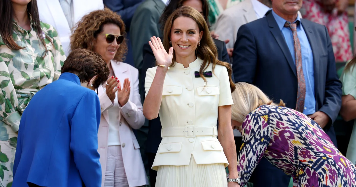 Photos show Kate, the Princess of Wales, tennis greats, celebrities attend Wimbledon women's final