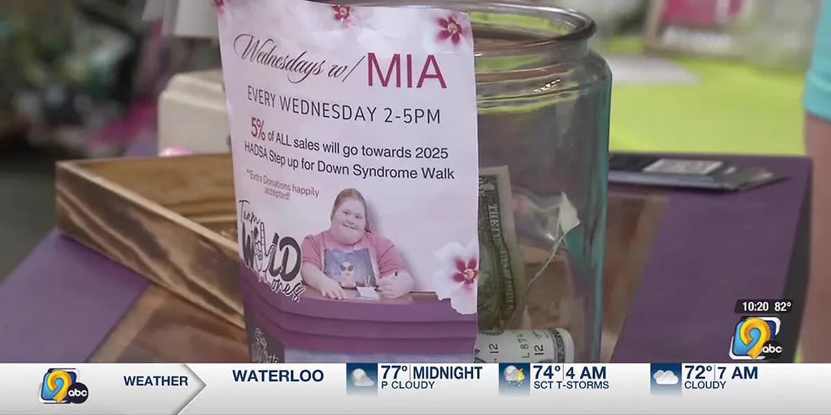 Manchester business owner helps employee with down syndrome raise money for down syndrome walk