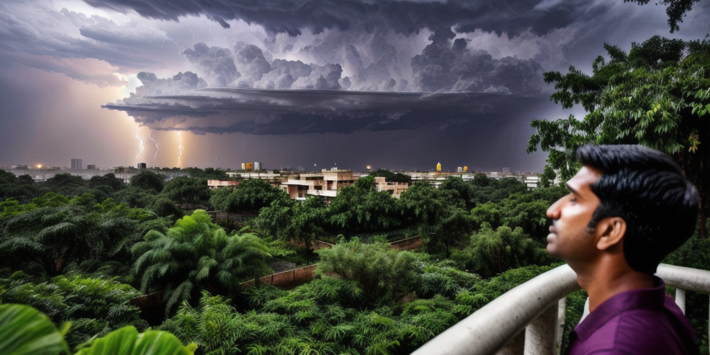Weather Office Predicts Thunderstorms With Rain In Delhi Today