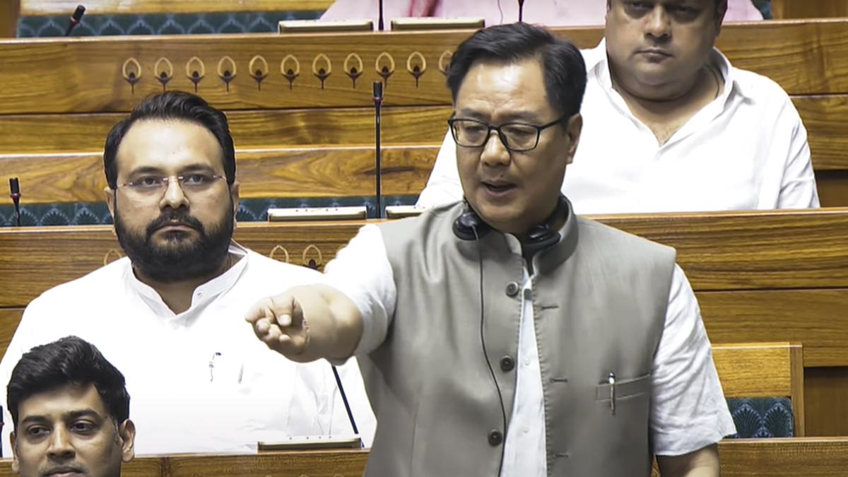 Debate on Operation Sindoor: Opposition running away from discussion, says Kiren Rijiju