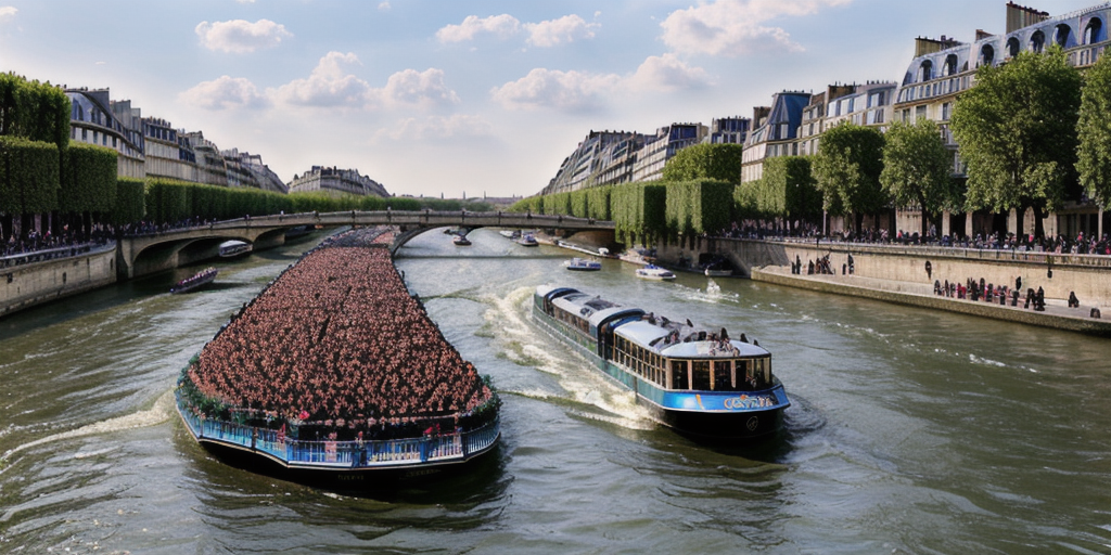 Joyful Parisians take a historic plunge into the Seine after 100 years