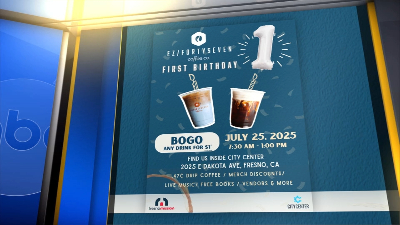 Fresno Mission's coffee shop celebrating 1 year of business