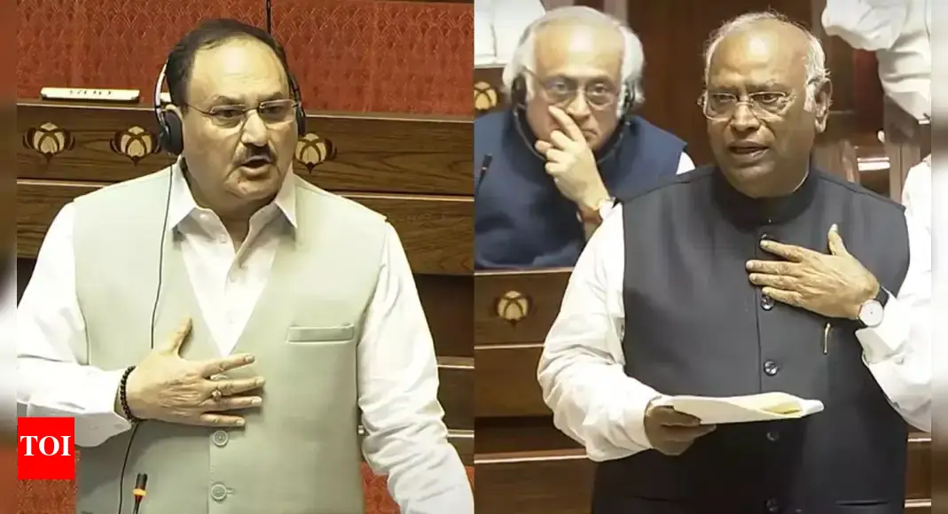 Op Sindoor debate: Nadda vs Kharge sparks RS uproar; BJP chief withdraws remark, apologises | India News