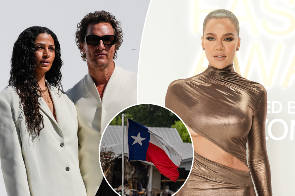 Celebrities react to Texas floods: Matthew McConaughey, Khloé...