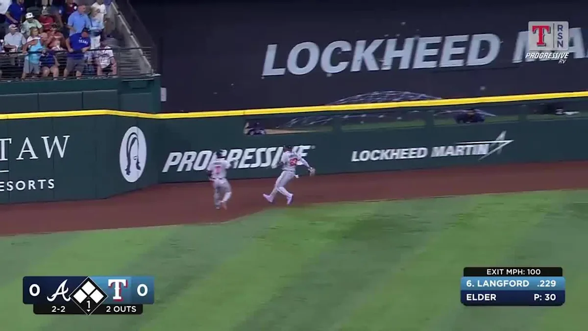 Wyatt Langford's bases-clearing double