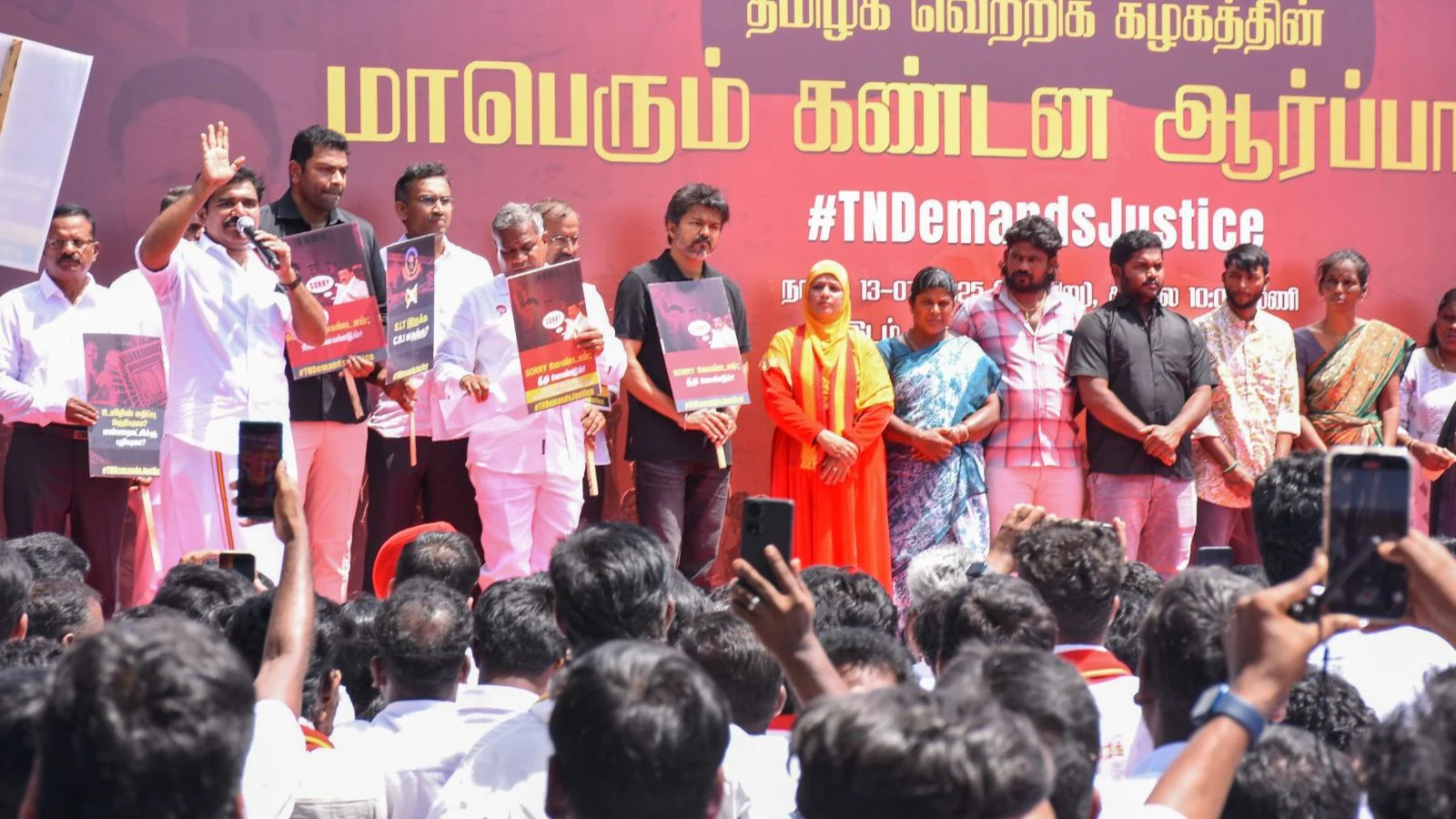 At first public protest over ‘custodial deaths’, Vijay’s salvo at Stalin govt – ‘Your best answer is