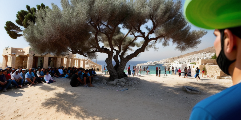 Protest against Gaza war prevents Israeli visitors from touring Greek island