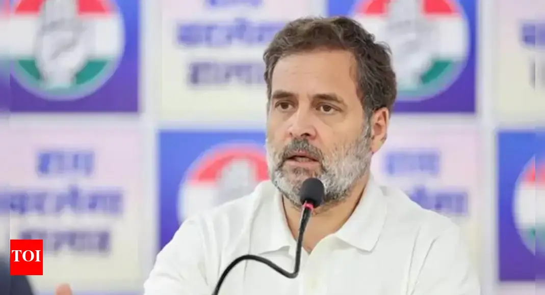 Rahul Gandhi defends Robert Vadra against ED charges, Congress follows suit | India News