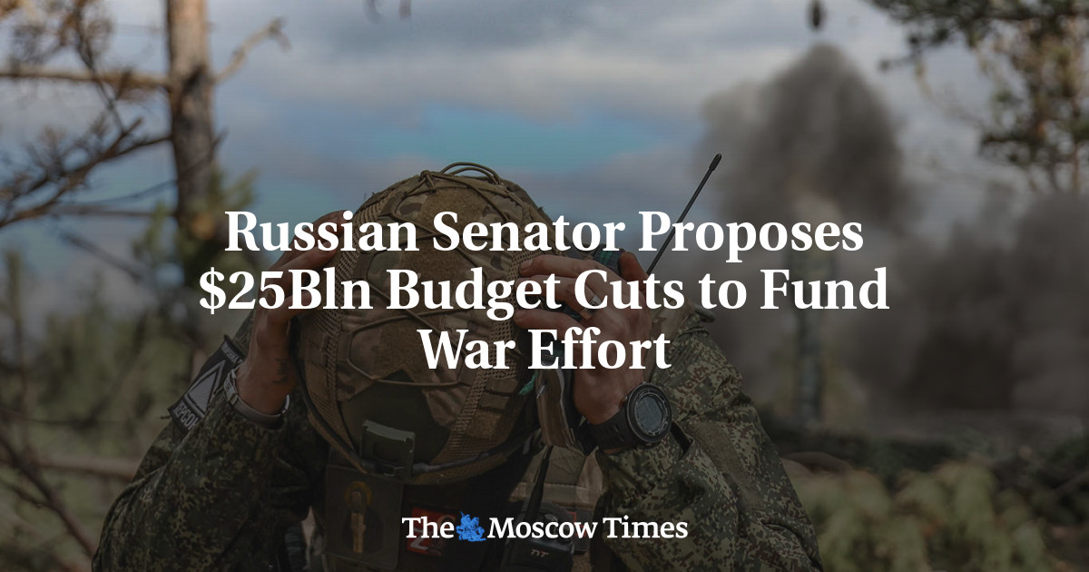 Russian Senator Proposes $25Bln Budget Cuts to Fund War Effort
