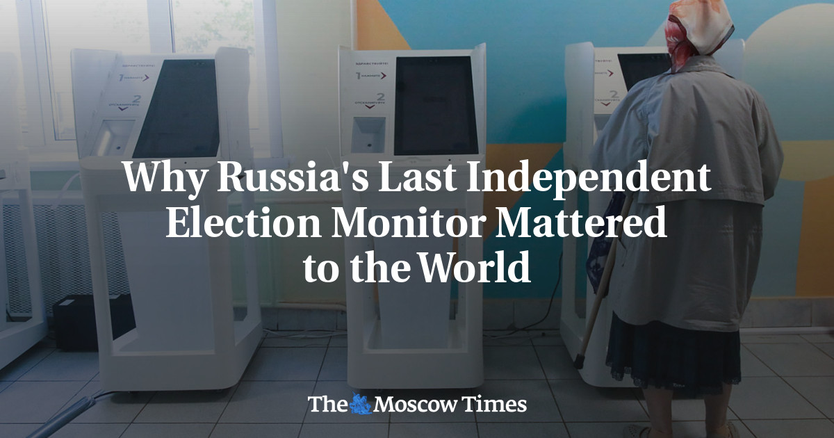 Why Russia's Last Independent Election Monitor Mattered to the World