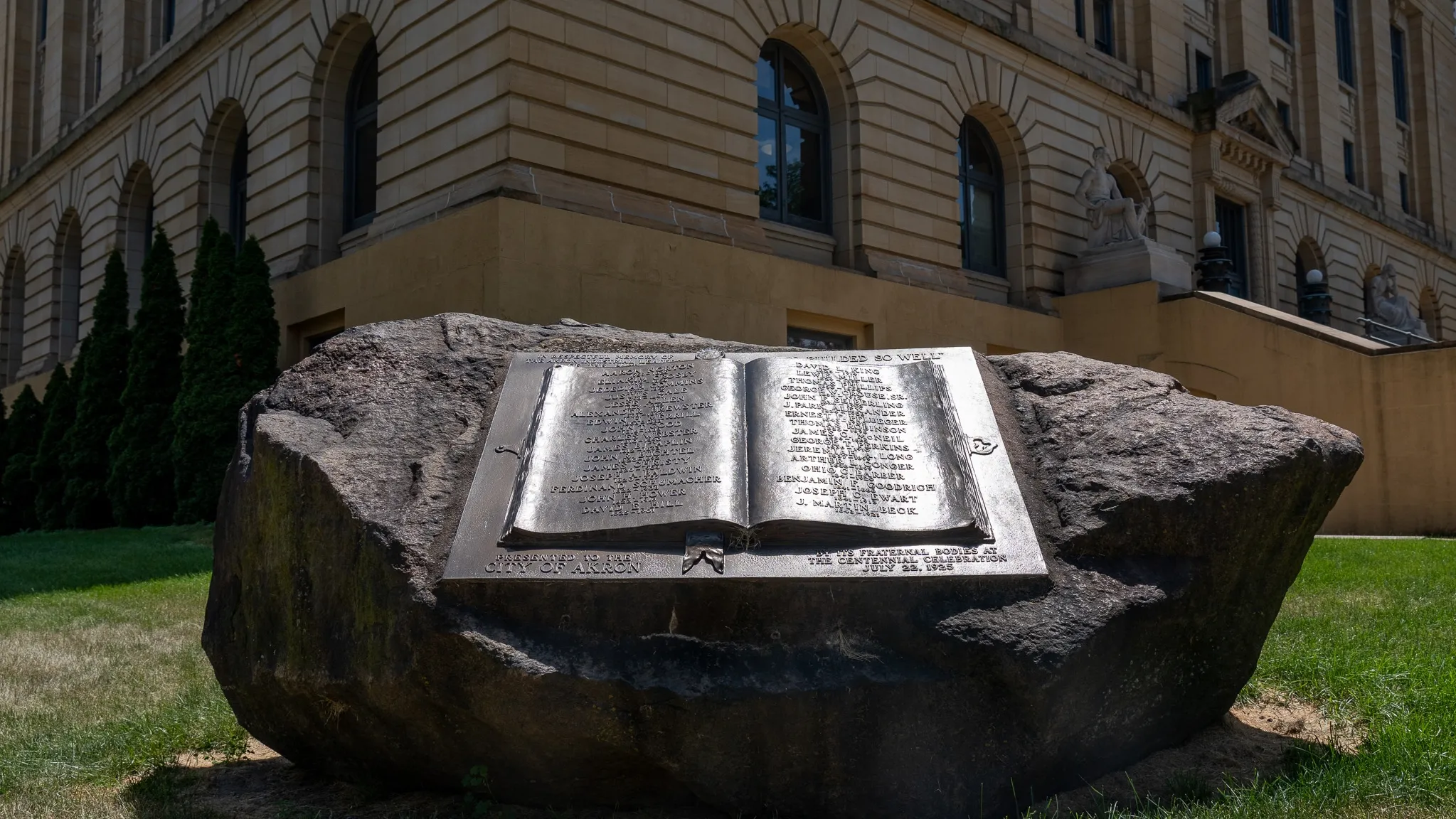 Local history: What’s the story behind that boulder at the Summit County Courthouse?