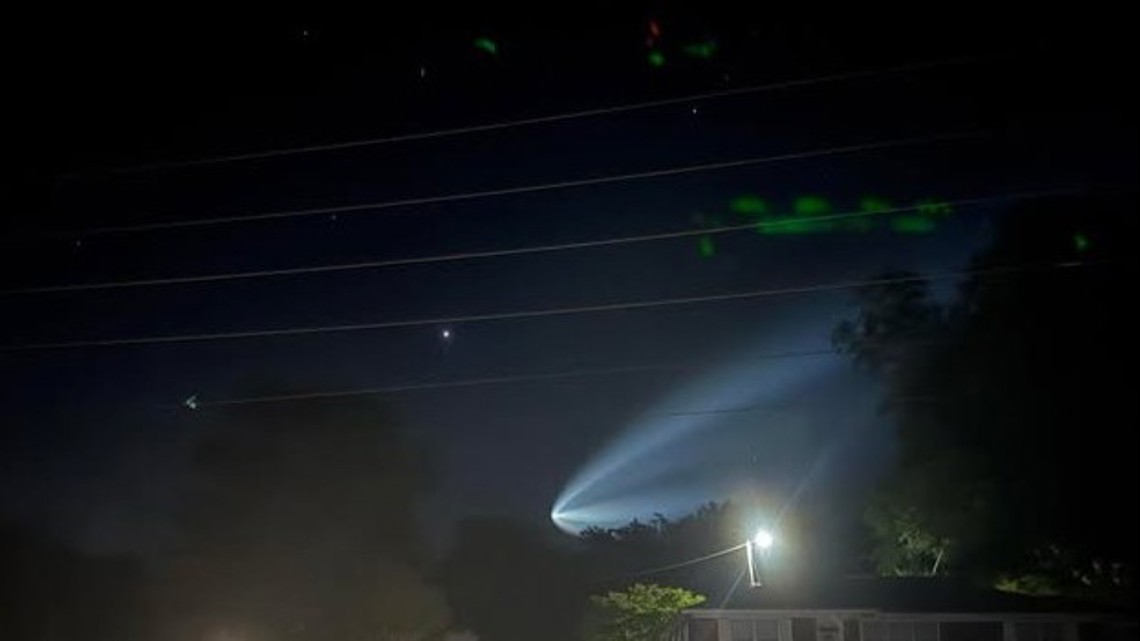 Strange sighting in the skies over South Carolina early Saturday? This might explain them