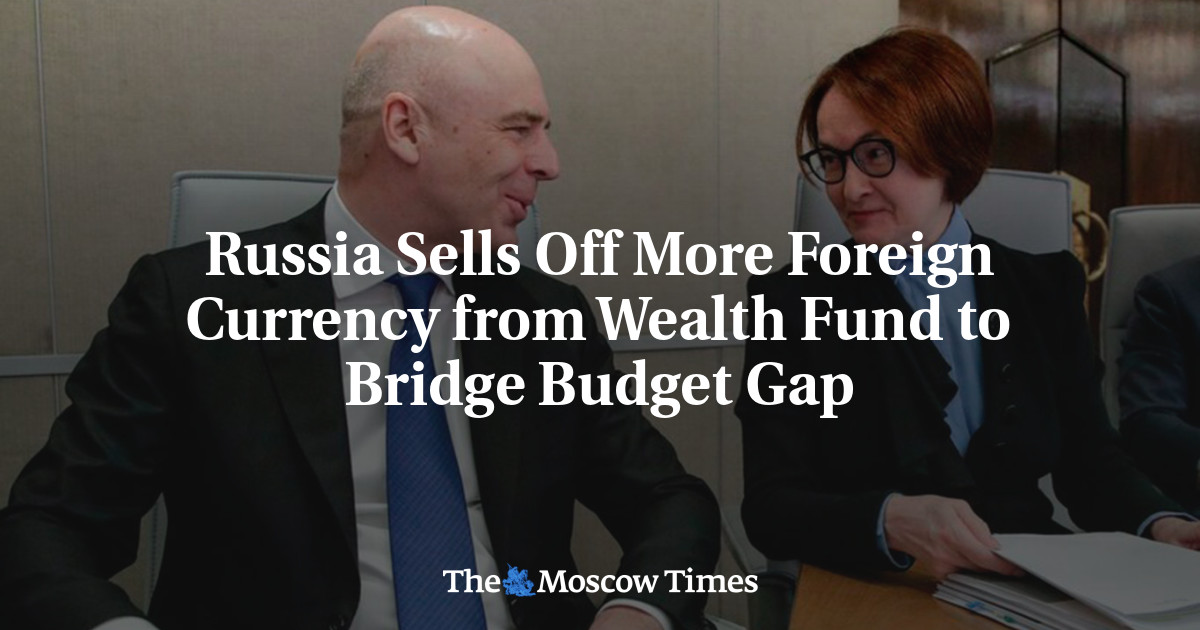 Russia Sells Off More Foreign Currency from Wealth Fund to Bridge Budget Gap