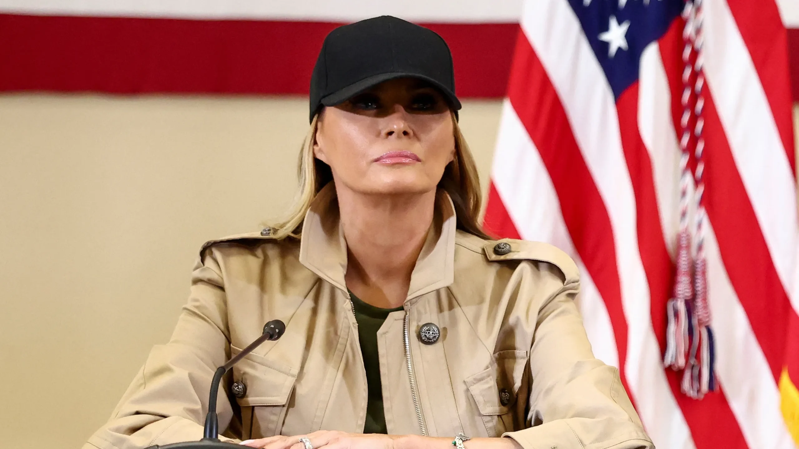 Melania Trump wears charm bracelet in honor of Texas flooding victims: 'We are grieving'