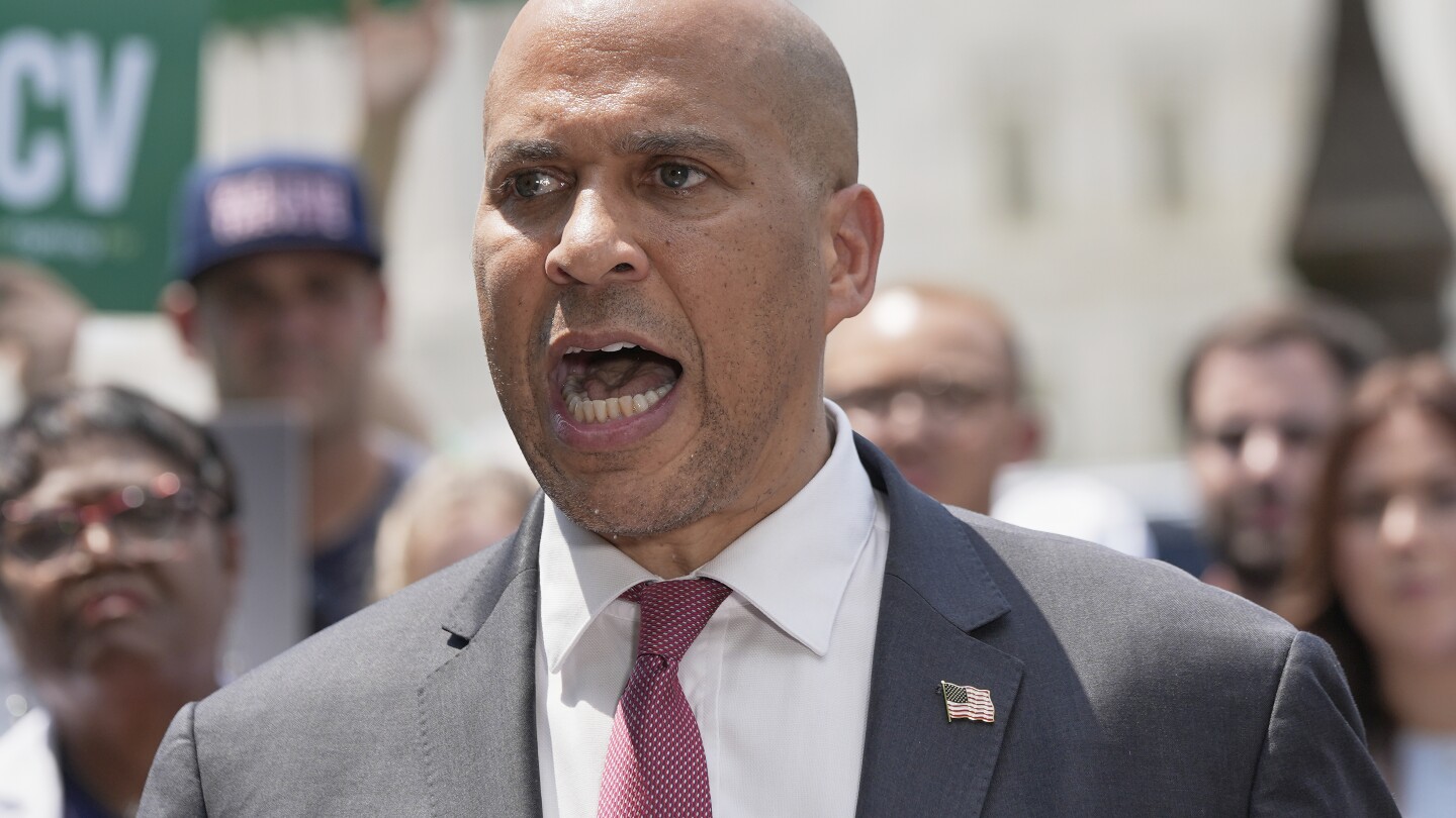 Sen. Cory Booker in angry outburst says 'complicit' Democrats need a 'wake-up call'