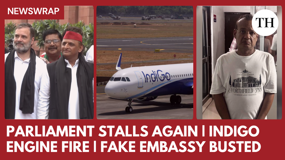IndiGo Fire Scare, Parliament Deadlock, Fake Embassy Busted