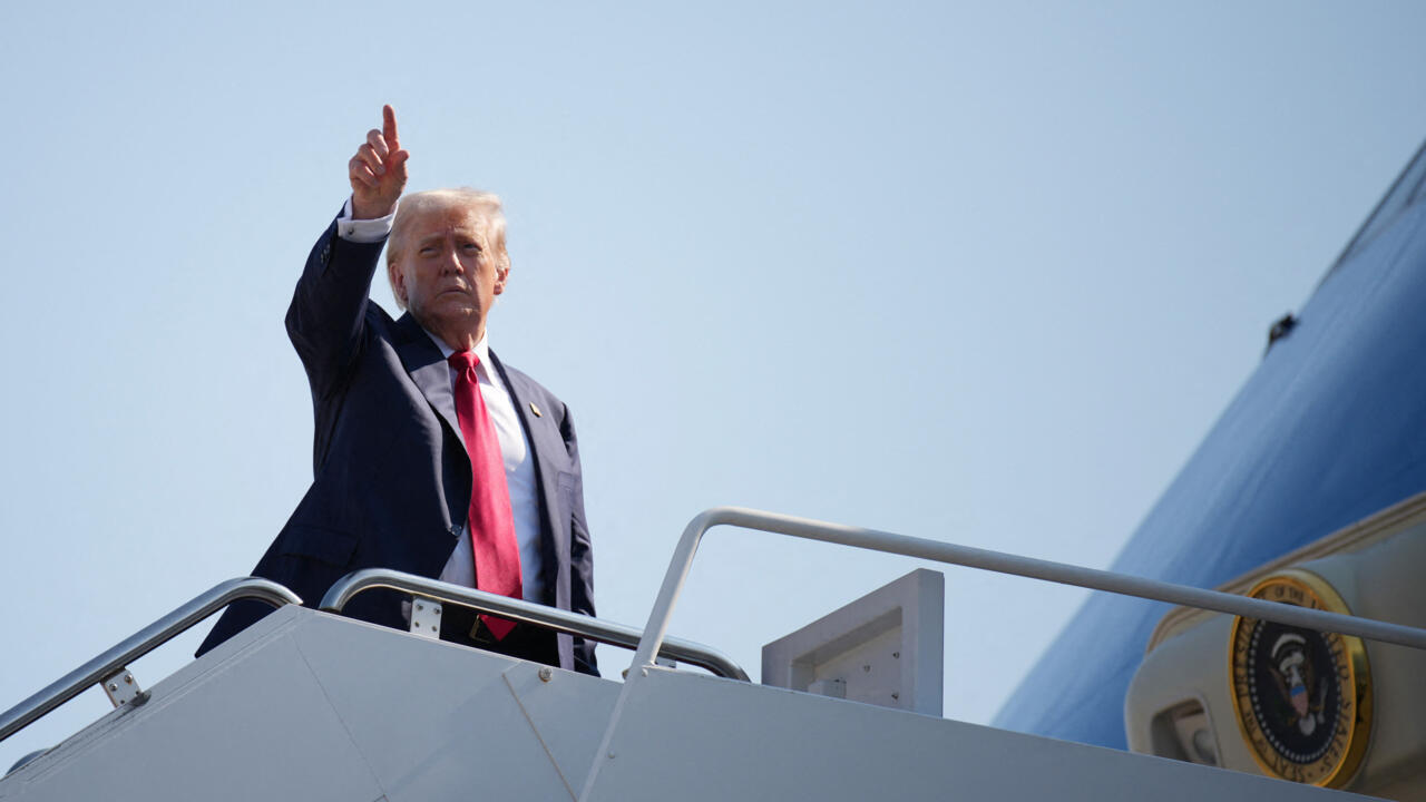 Trump blurs business and politics at new golf course opening in Scotland