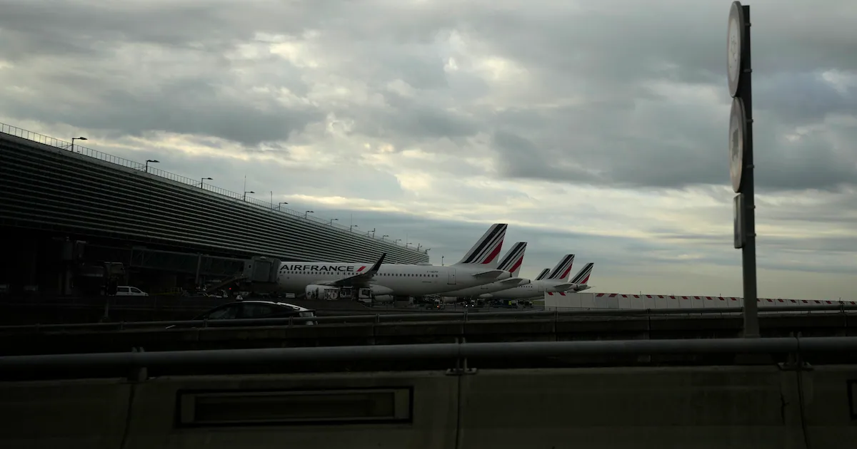 A strike by air traffic controllers is disrupting travel to, from and over France