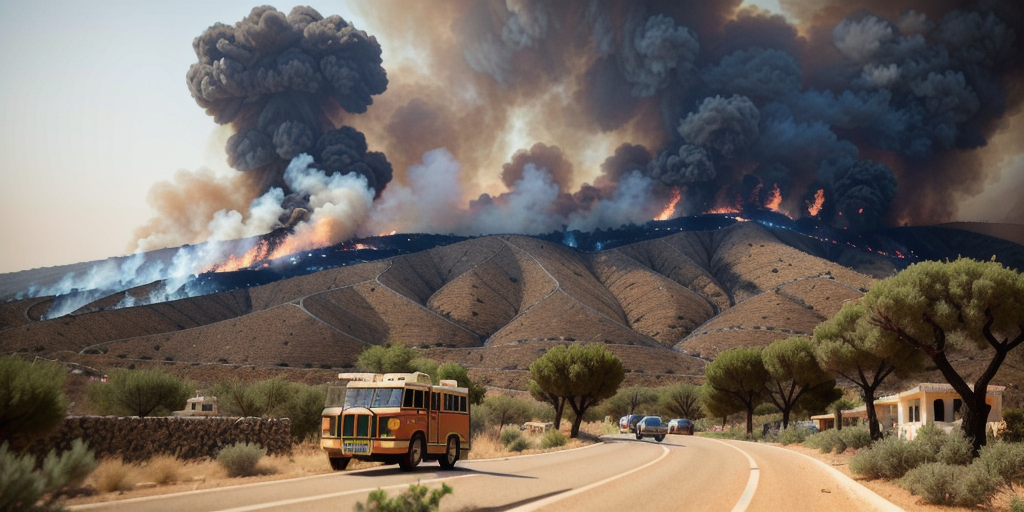 Greece battles wildfire on Crete for a third day as temperatures rise