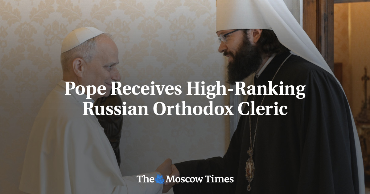 Pope Receives High-Ranking Russian Orthodox Cleric