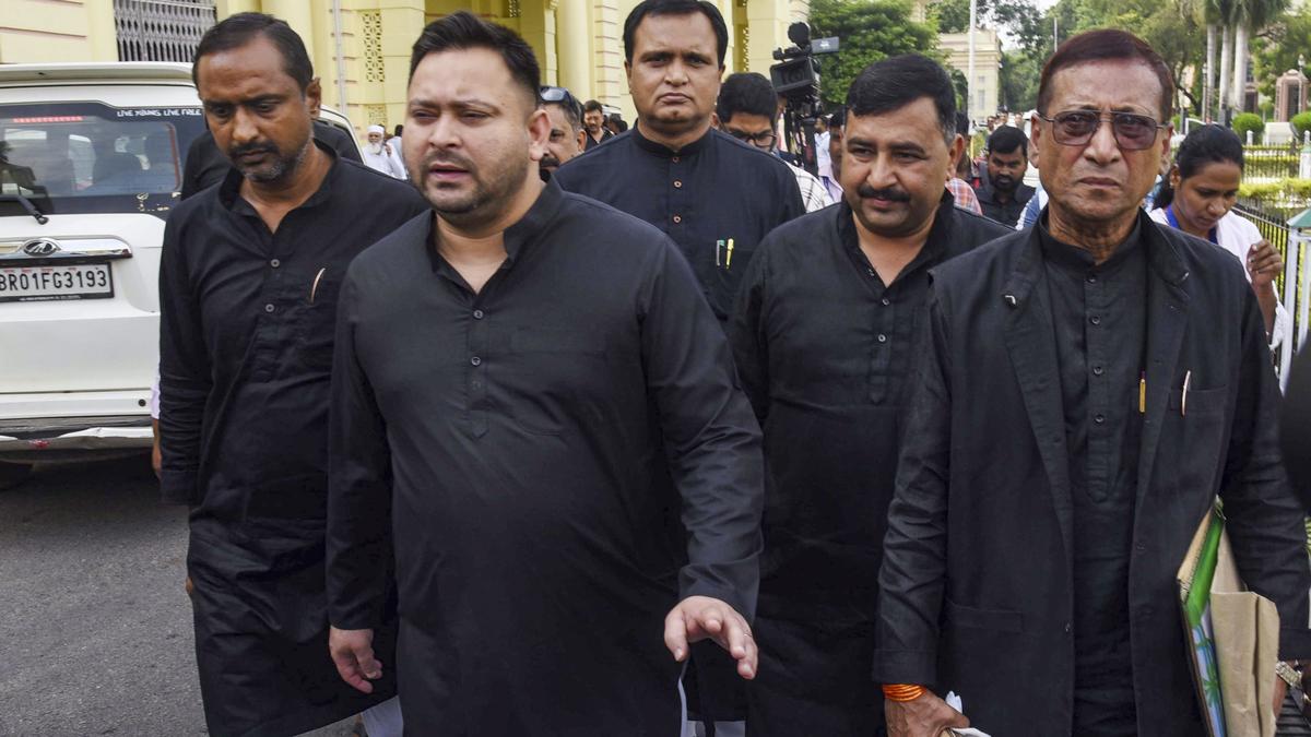 Opposition protests in Bihar Assembly over electoral roll revision