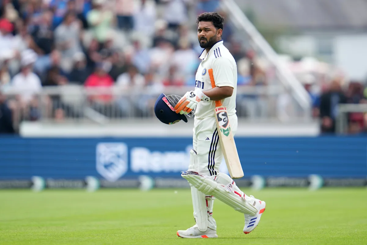 Injured Rishabh Pant will miss India's fifth test vs. England