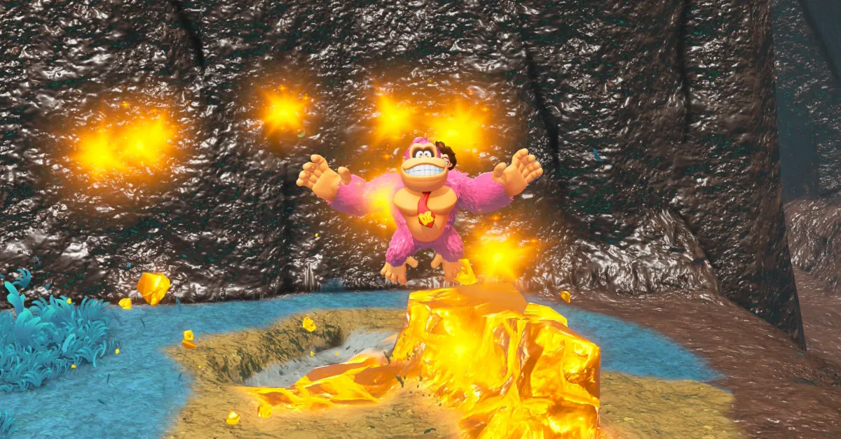 Donkey Kong Bananza’s gold is pointless, but collecting it is still better than Super Mario Bros.’ coins