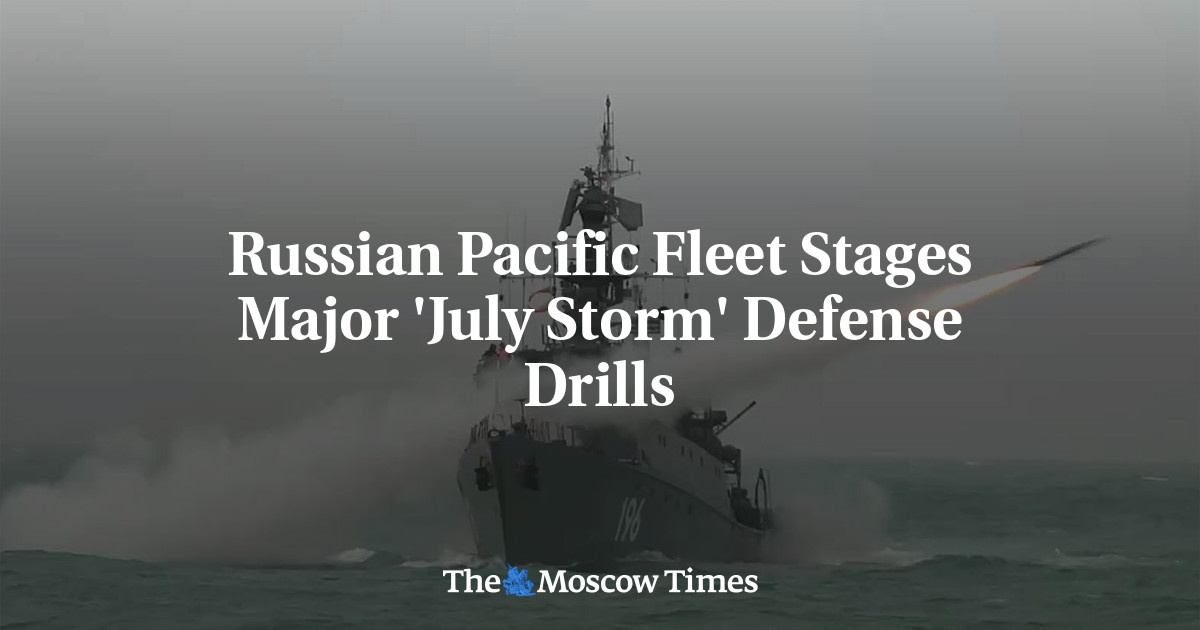 Russian Pacific Fleet Stages Major 'July Storm' Defense Drills