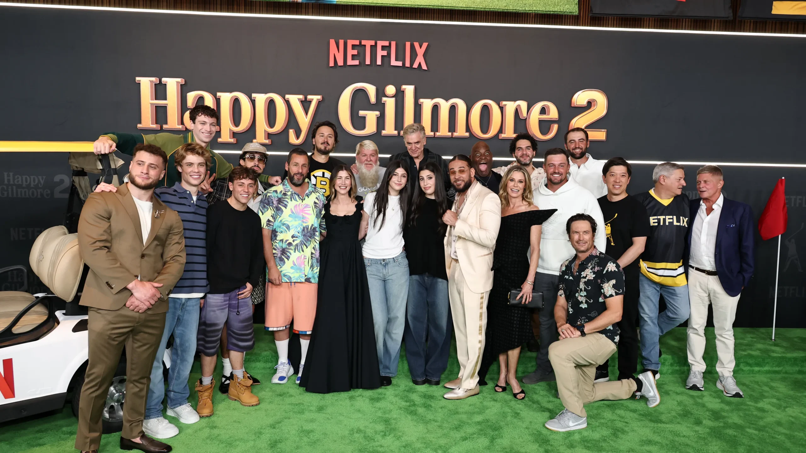 Scottie Scheffler, golf stars, celebrities attend 'Happy Gilmore 2' premiere in New York City