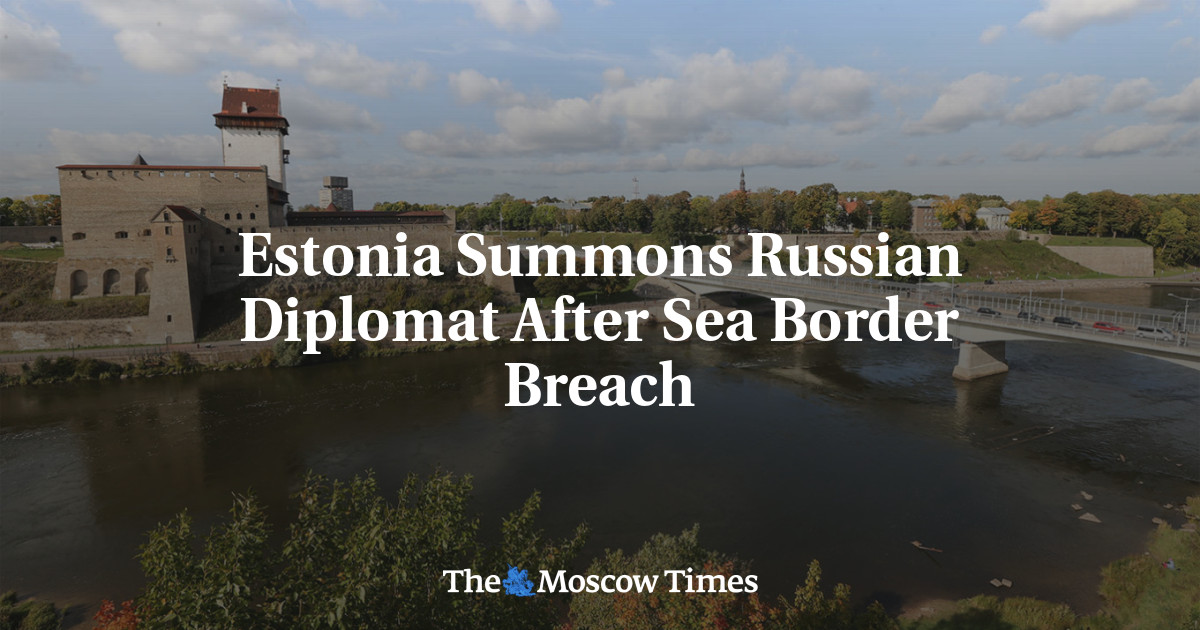 Estonia Summons Russian Diplomat After Sea Border Breach