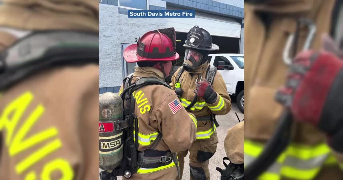 Worker in serious condition following fire at business in Woods Cross