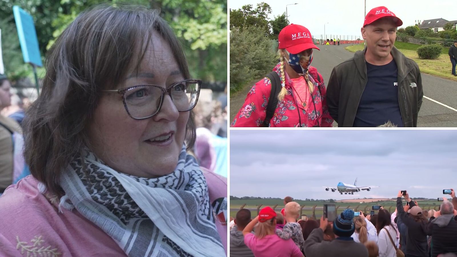 What do locals in Scotland think of Trump?
