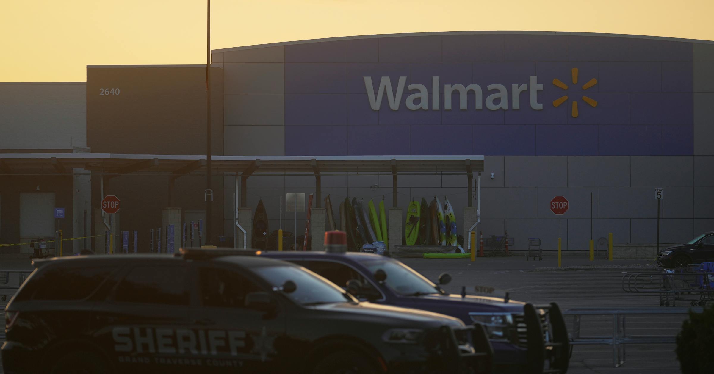 A man accused of stabbing 11 people at a Walmart is in Michigan authorities' custody