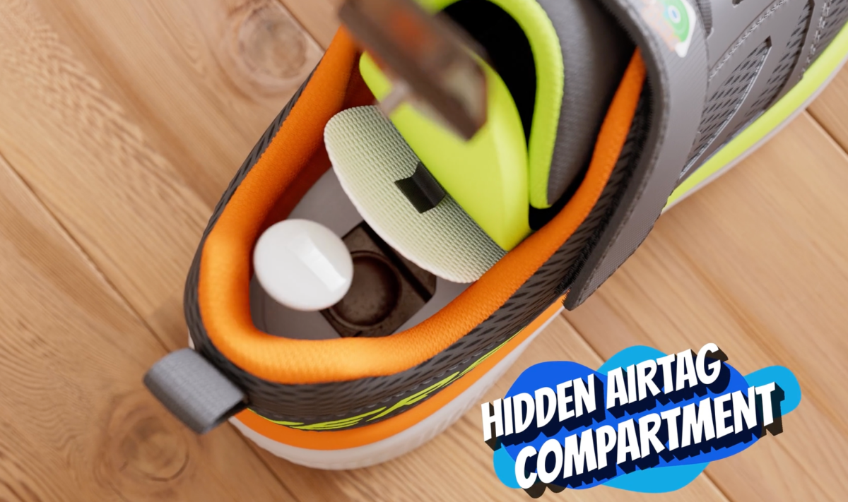 Skechers is making kids' shoes with a hidden AirTag compartment
