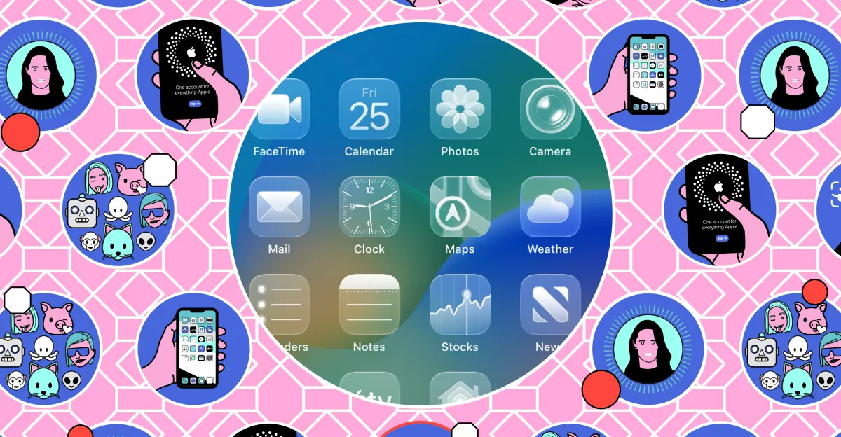 How to make your iPhone homescreen icons clear using iOS 26