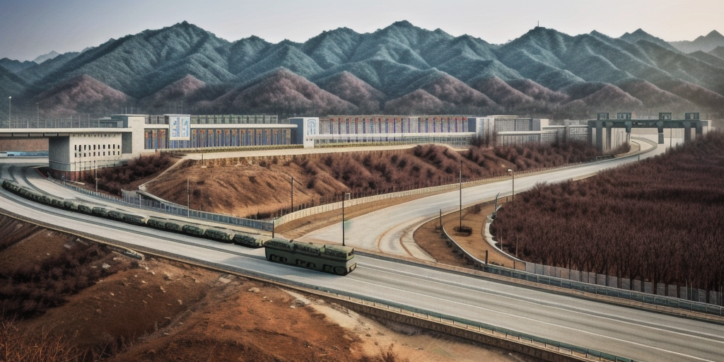 North Korean crosses the heavily fortified border to South Korea