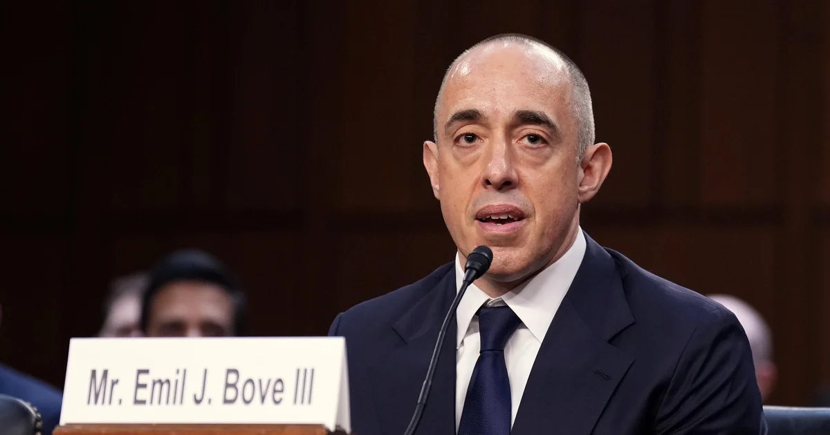 Senate confirms former Trump attorney Emil Bove as U.S. appeals court judge