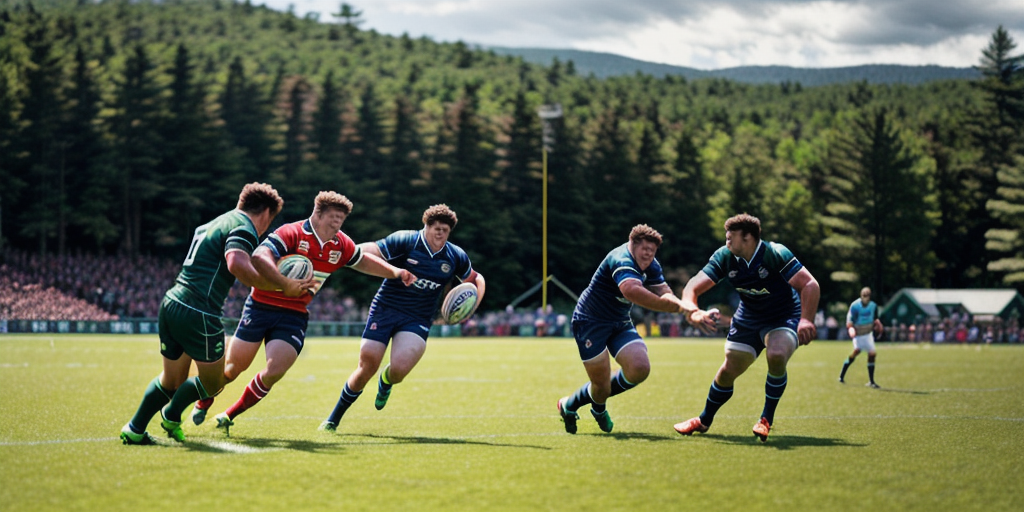 Rugby descends on to Saranac Lake