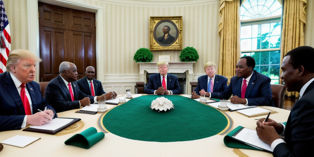 What's on the table for the 5 African Presidents meeting Trump at the White House?