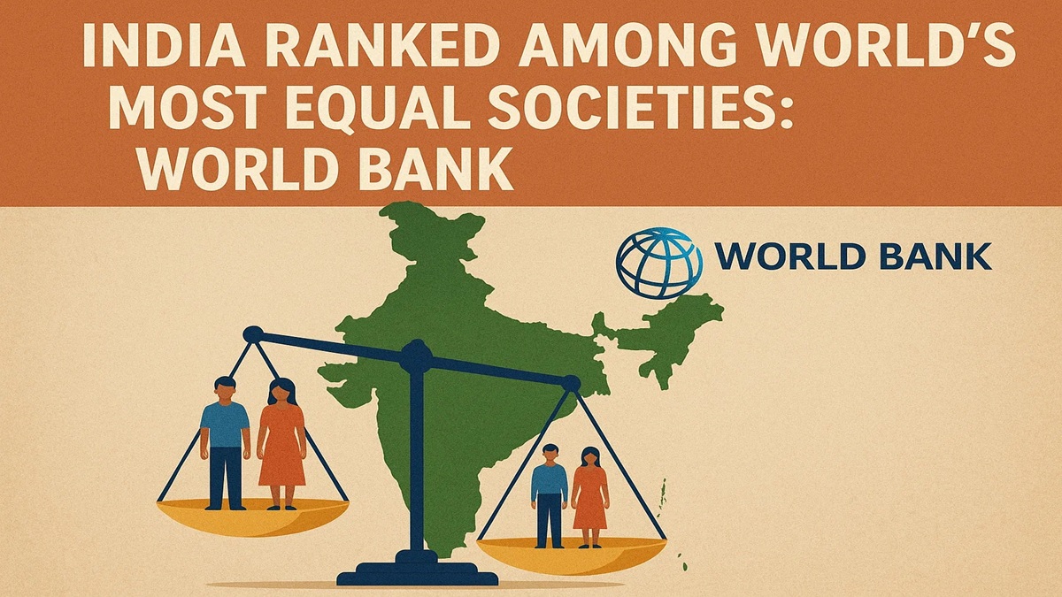 India ranked among world's most 'equal' societies: World Bank