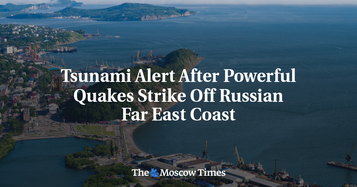 Tsunami Alert After Powerful Quakes Strike Off Russian Far East Coast