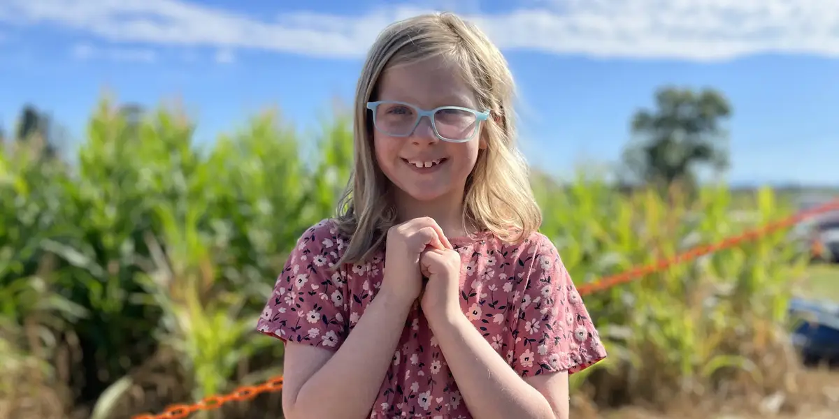 My daughter was struggling to read. A private tutor didn't help, but glasses did.