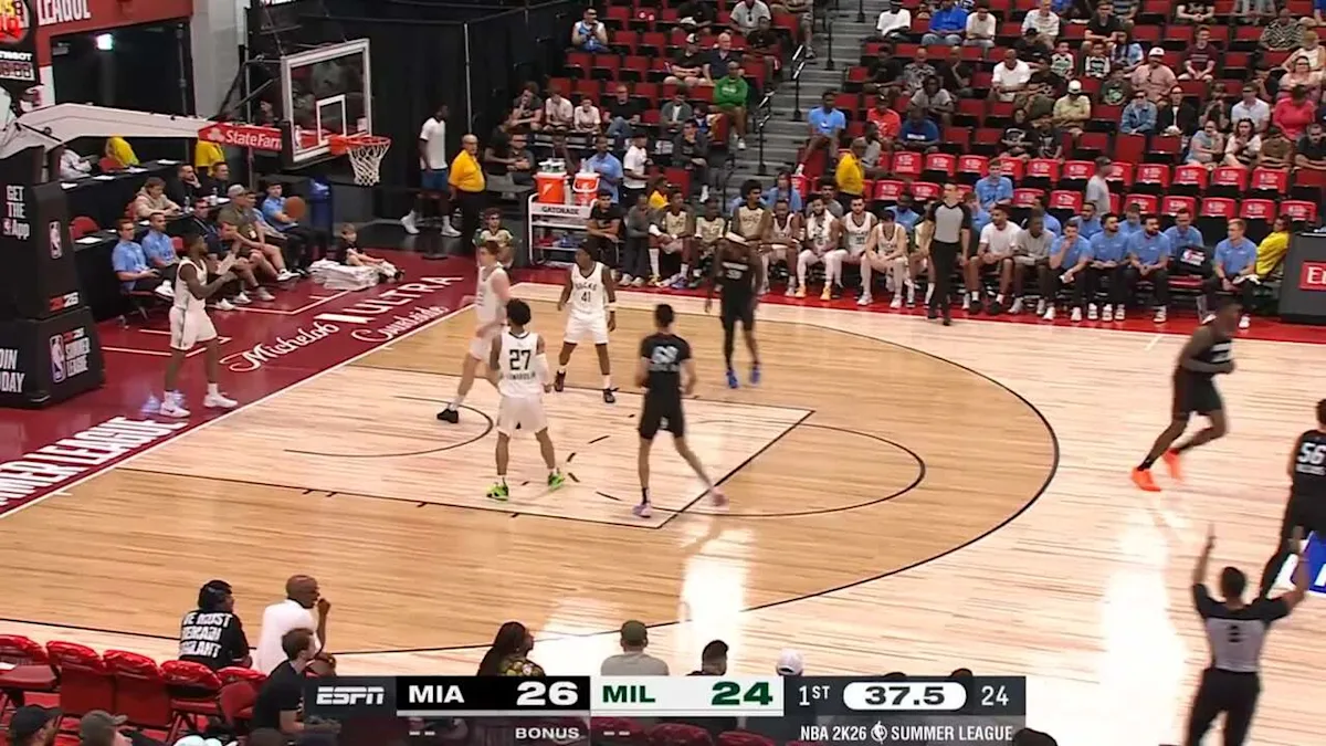 Erik Stevenson hits from way downtown