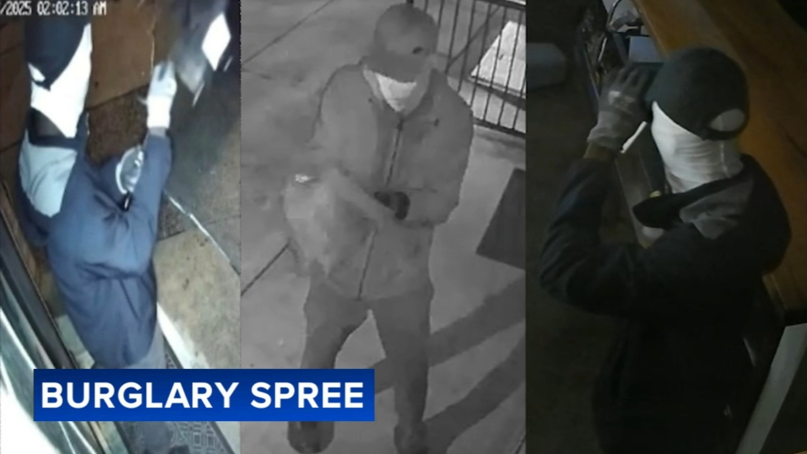 Burglar hits 6 businesses in Southwest Philadelphia in 90 minutes